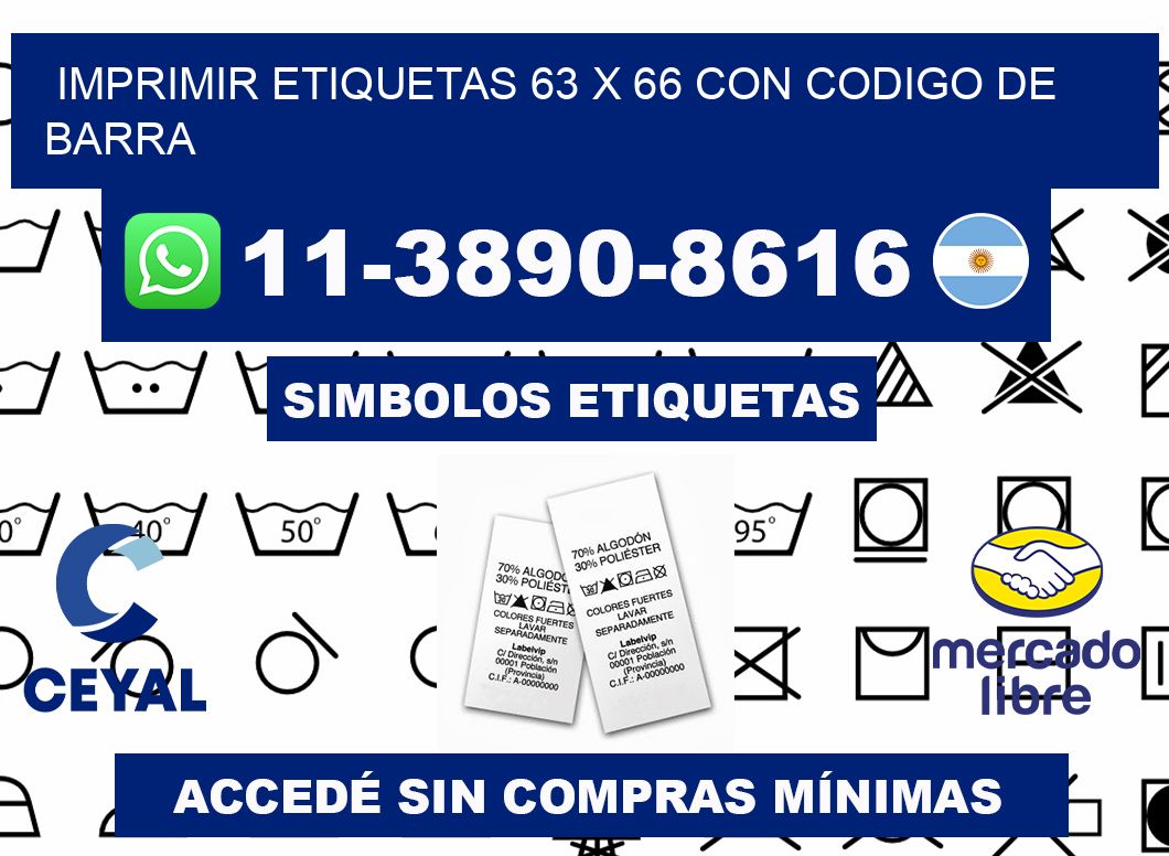 imprimir etiquetas 63 x 66 con codigo de barra