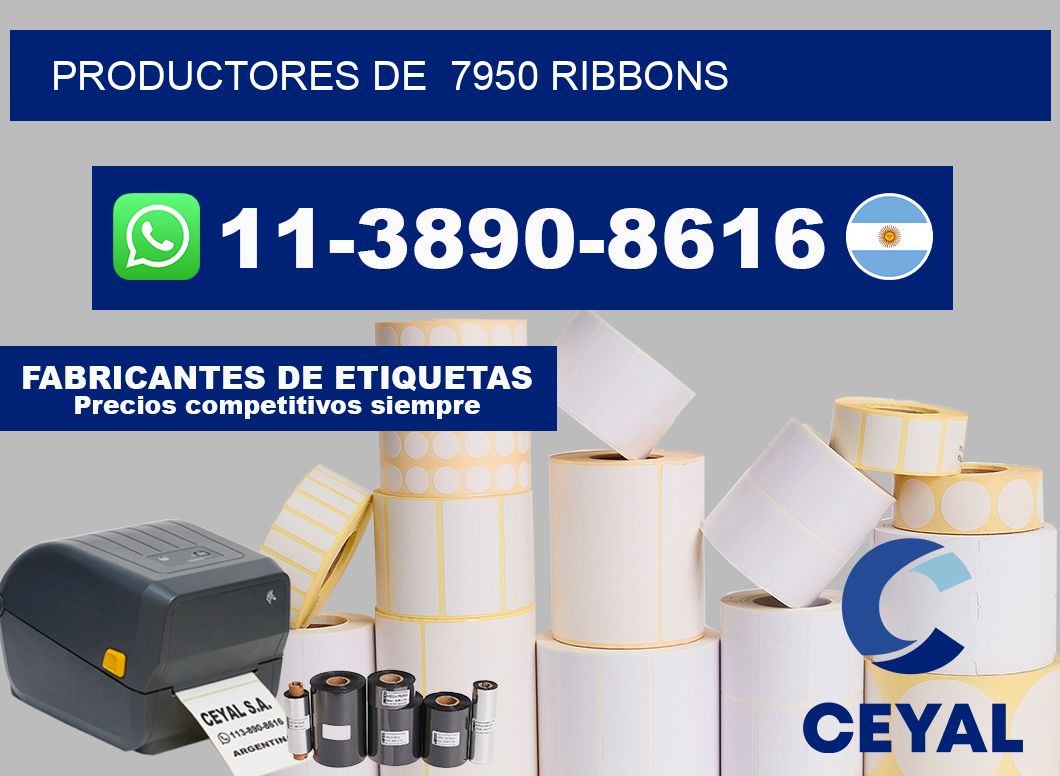 productores de  7950 ribbons
