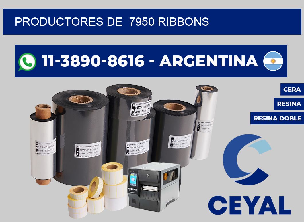 productores de 7950 ribbons