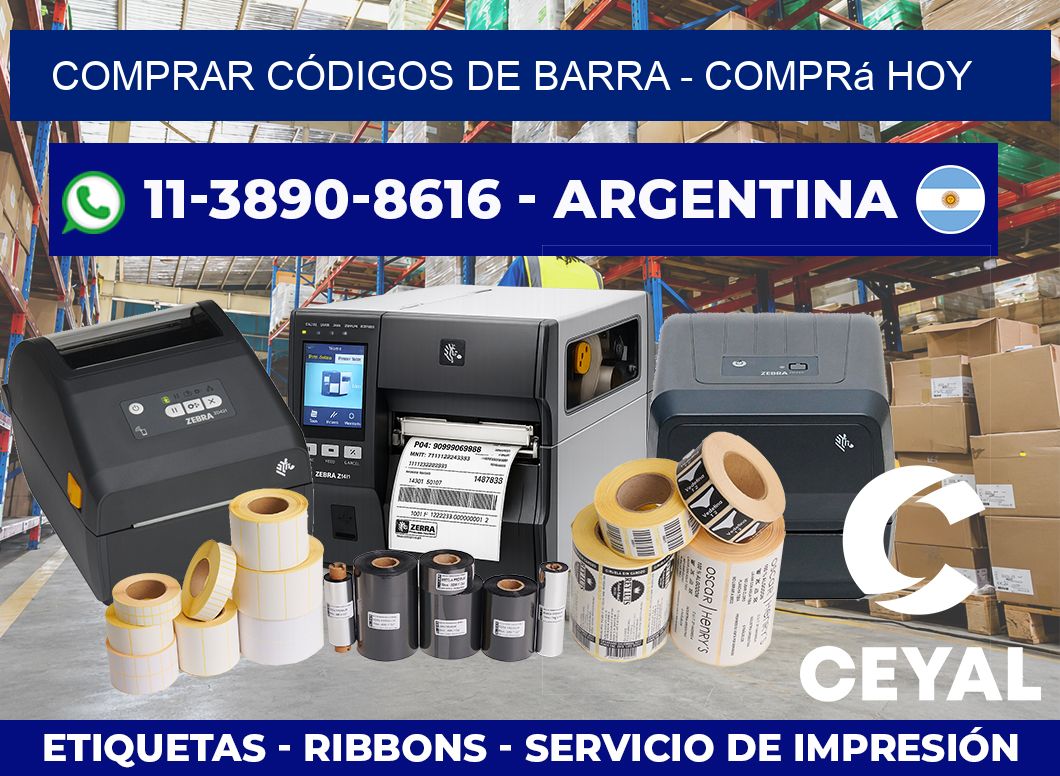 COMPRAR CÓDIGOS DE BARRA – Comprá hoy