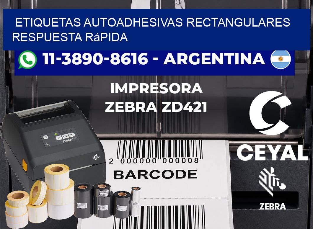 ETIQUETAS AUTOADHESIVAS RECTANGULARES Respuesta rápida