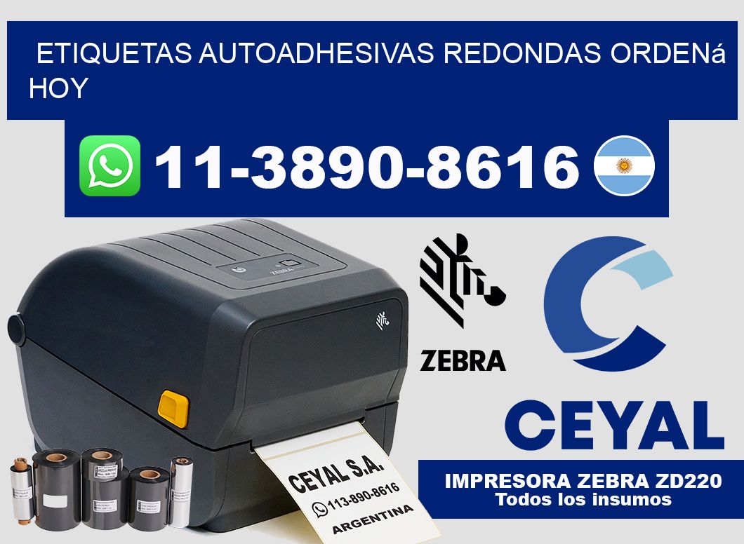 ETIQUETAS AUTOADHESIVAS REDONDAS Ordená hoy