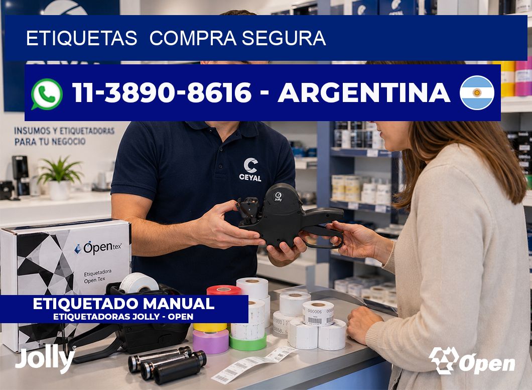 ETIQUETAS  Compra segura