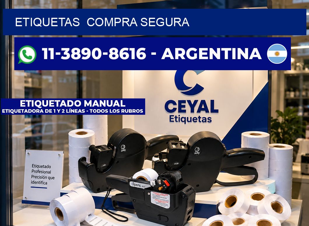 ETIQUETAS  Compra segura