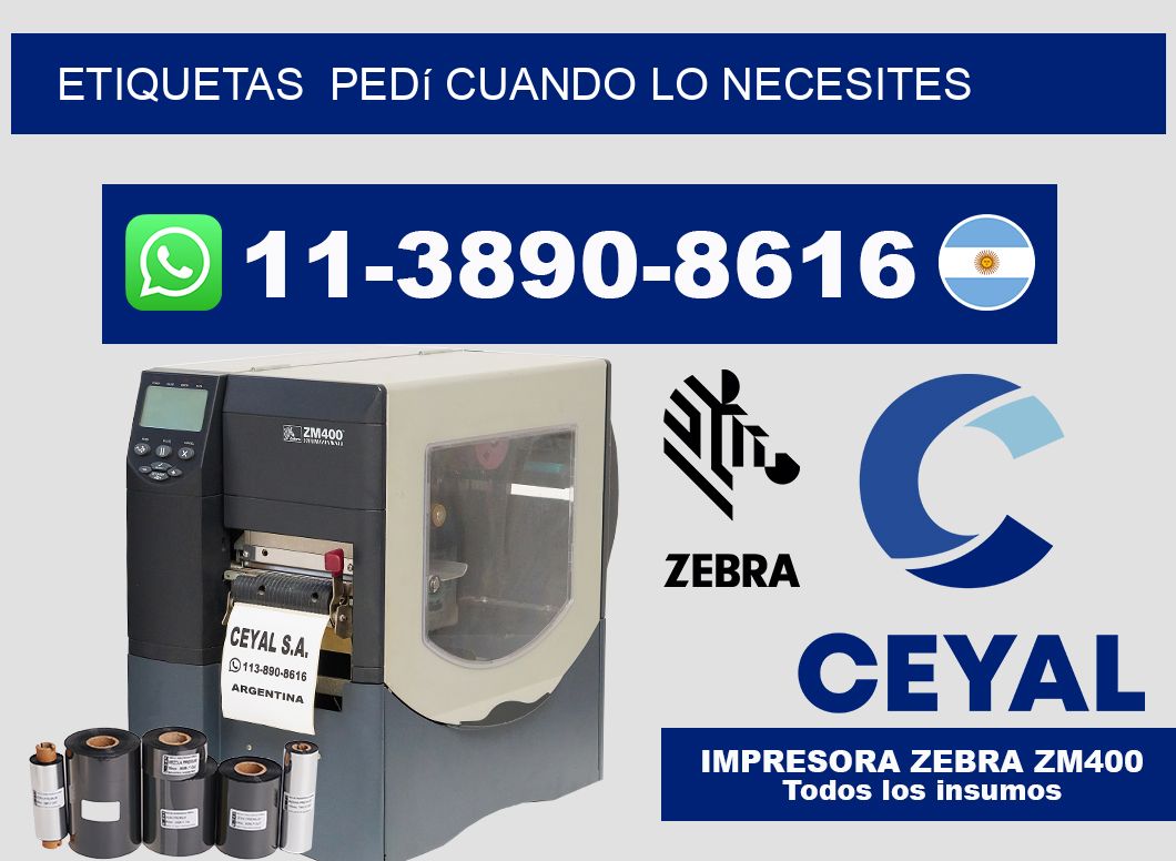 ETIQUETAS  Pedí cuando lo necesites