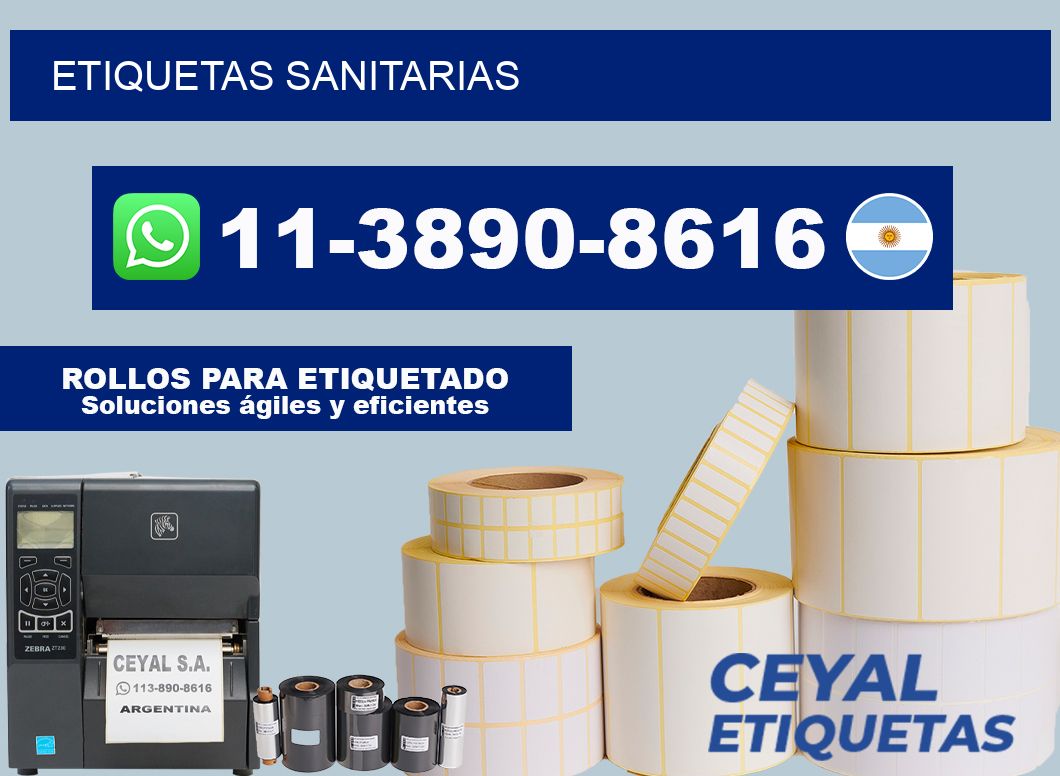 ETIQUETAS sanitarias
