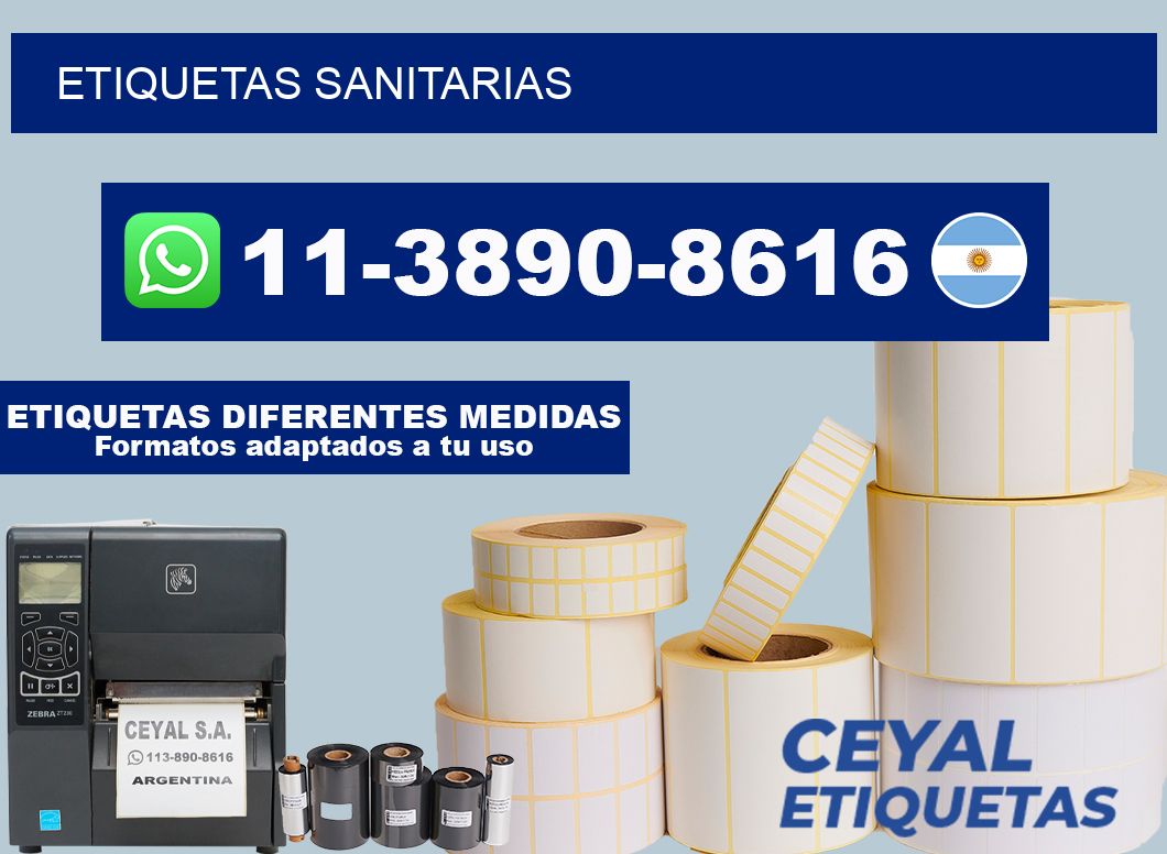 ETIQUETAS sanitarias