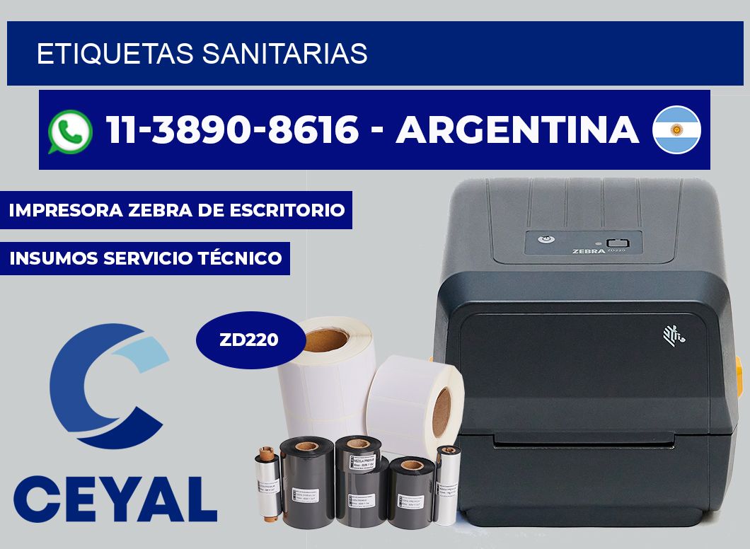 ETIQUETAS sanitarias