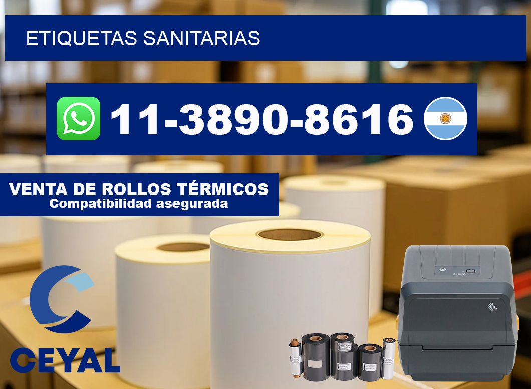 ETIQUETAS sanitarias