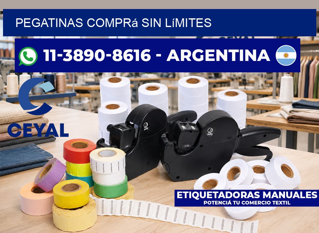 PEGATINAS Comprá sin límites