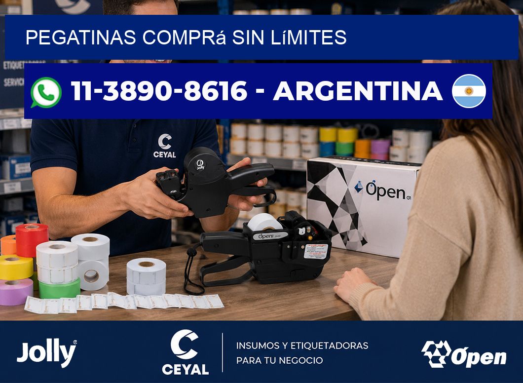 PEGATINAS Comprá sin límites