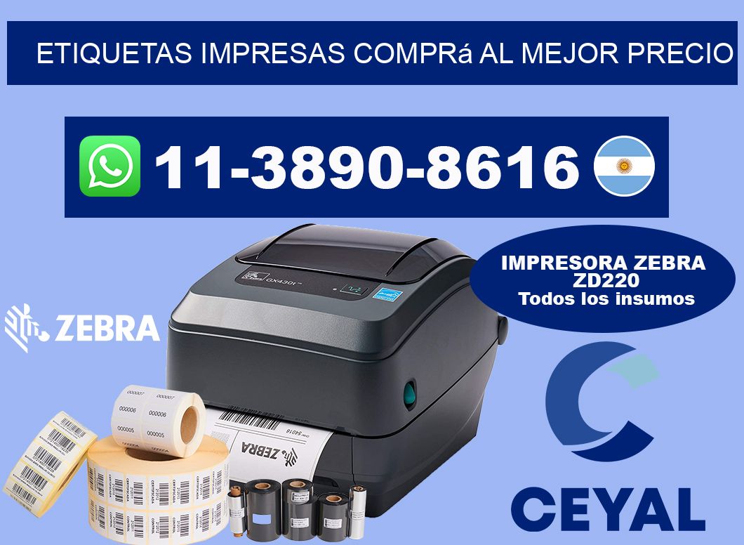 etiquetas impresas Comprá al mejor precio