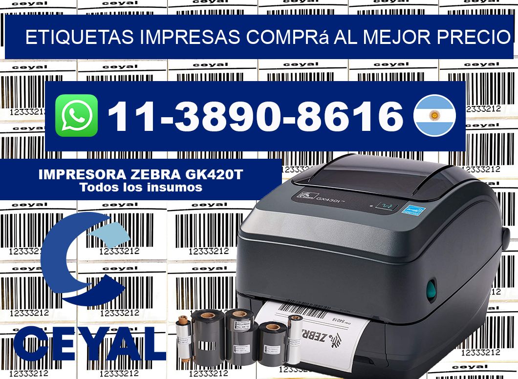 etiquetas impresas Comprá al mejor precio