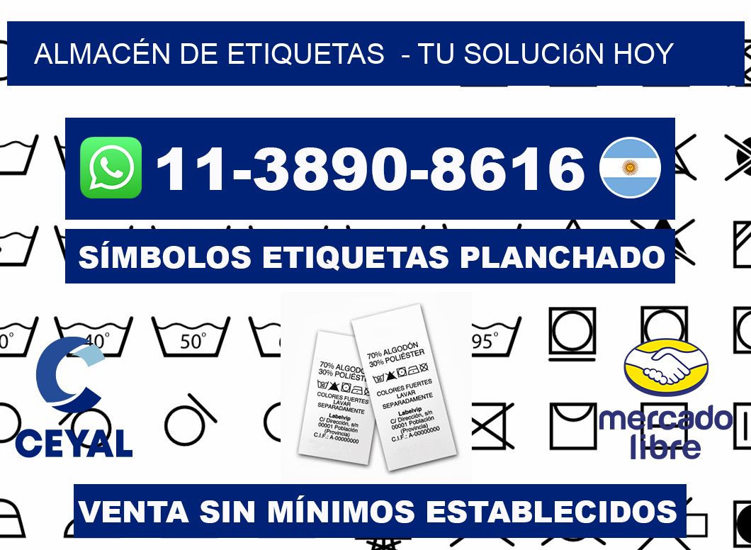 ALMACÉN DE ETIQUETAS - Tu solución hoy