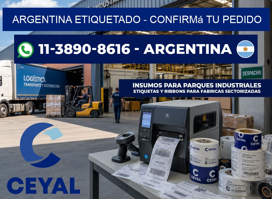 ARGENTINA ETIQUETADO - Confirmá tu pedido