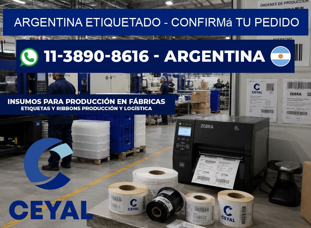 ARGENTINA ETIQUETADO - Confirmá tu pedido