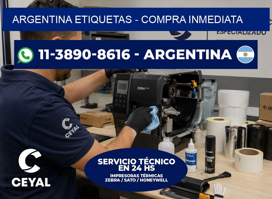 ARGENTINA ETIQUETAS - Compra inmediata