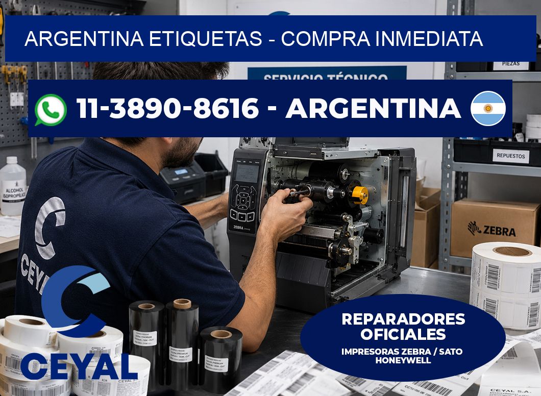 ARGENTINA ETIQUETAS - Compra inmediata