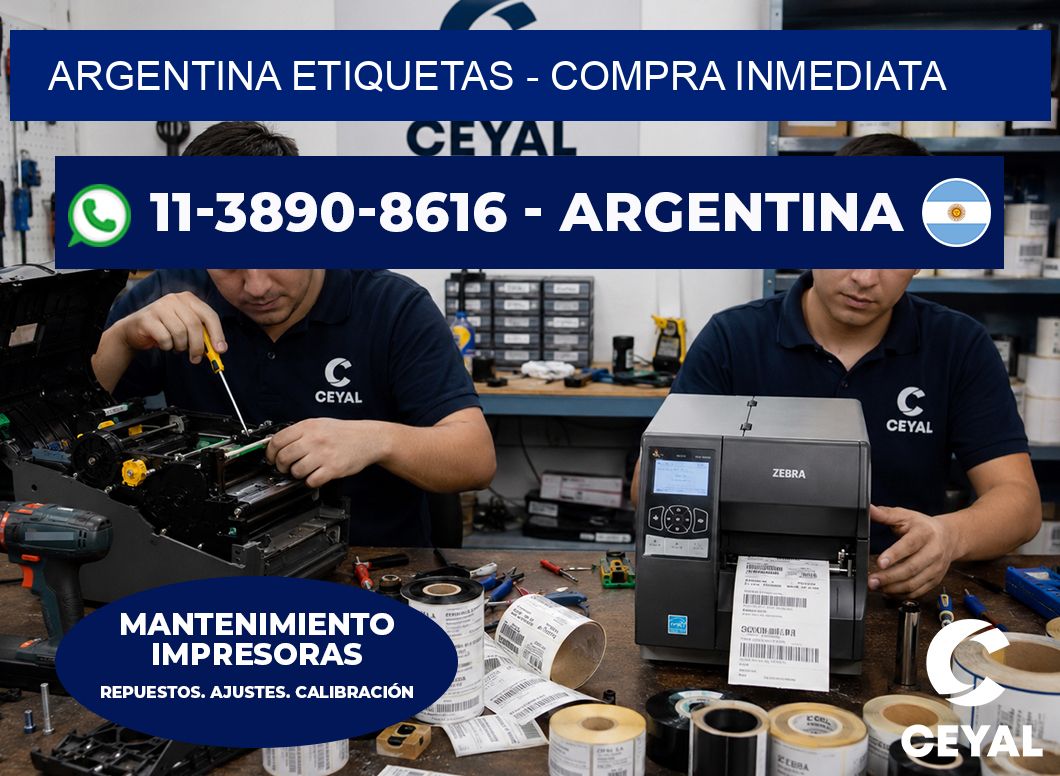 ARGENTINA ETIQUETAS – Compra inmediata