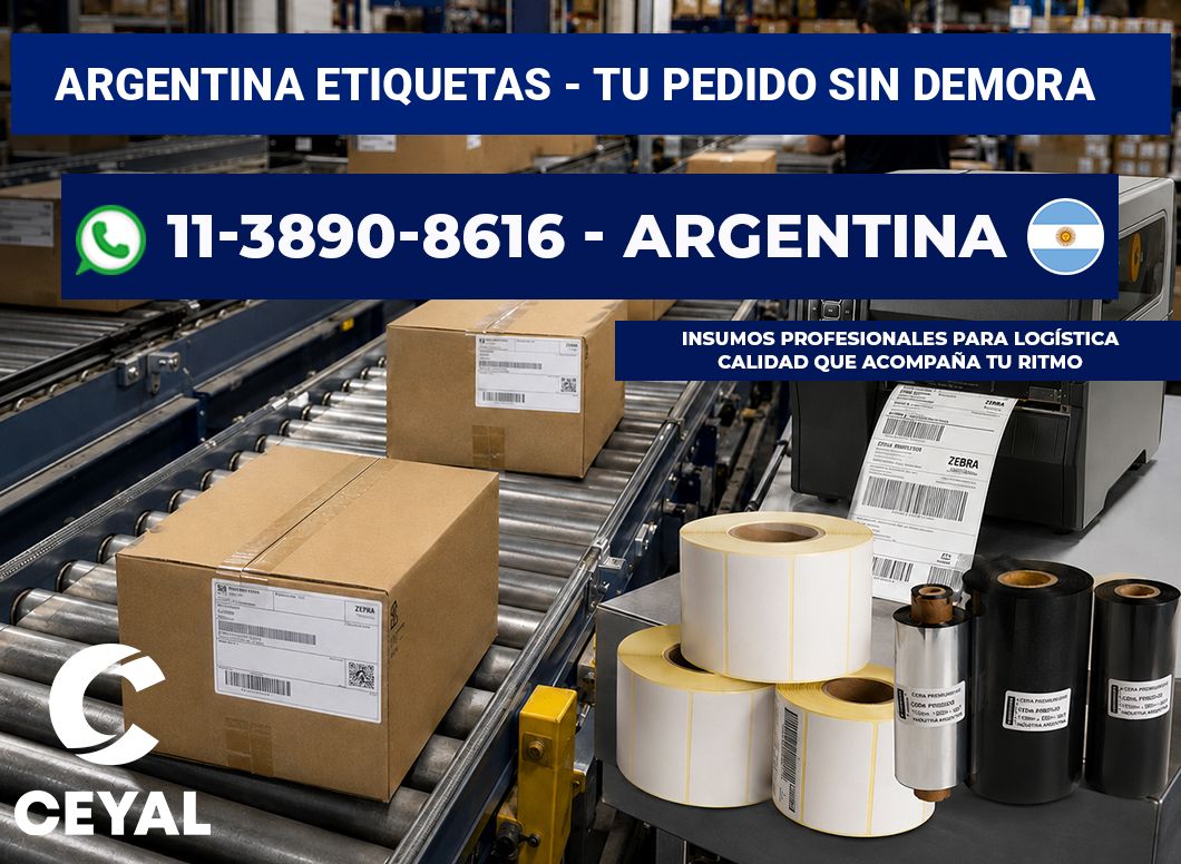 ARGENTINA ETIQUETAS - Tu pedido sin demora