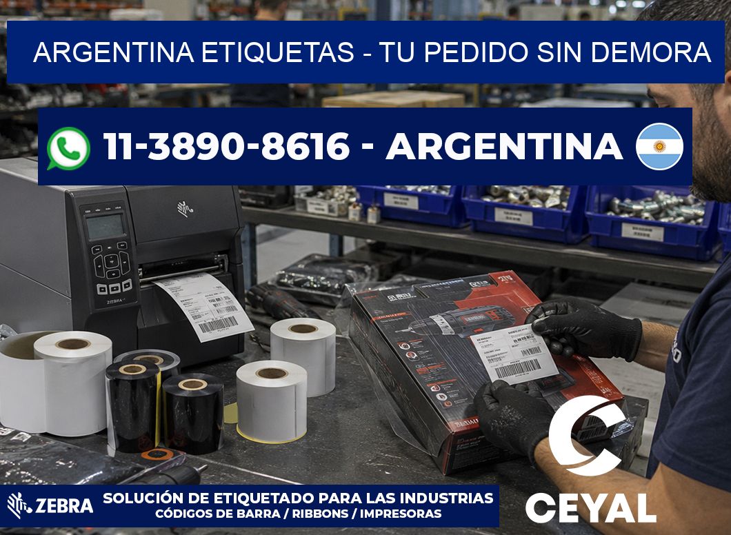 ARGENTINA ETIQUETAS - Tu pedido sin demora