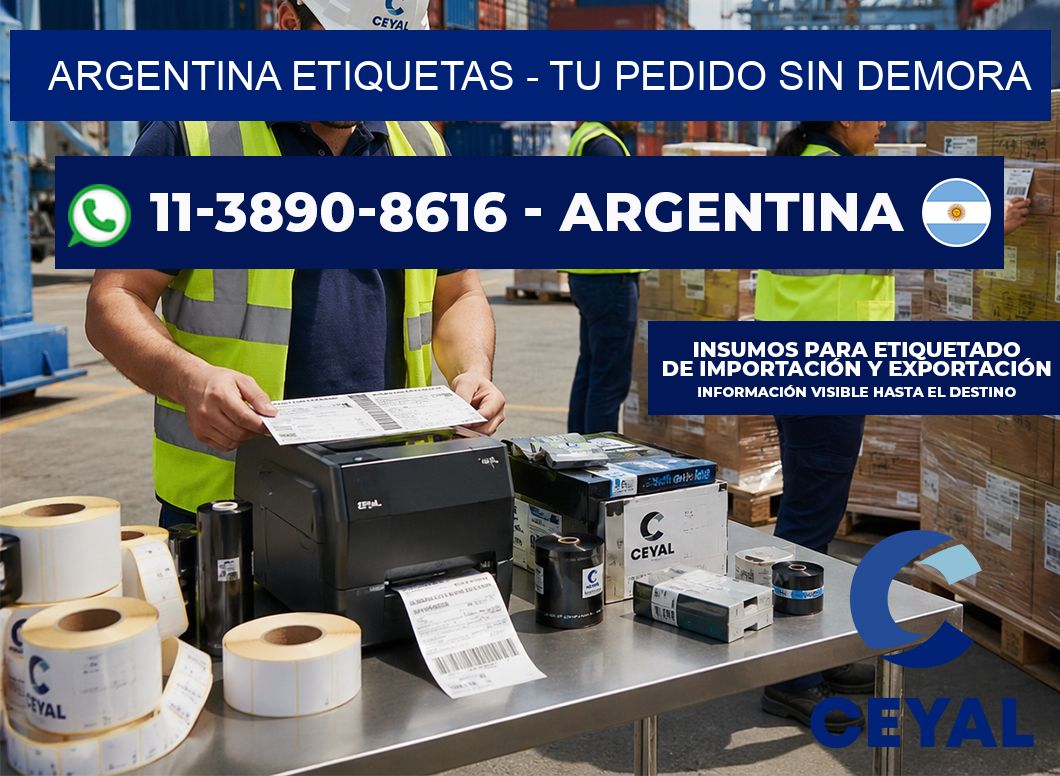 ARGENTINA ETIQUETAS - Tu pedido sin demora
