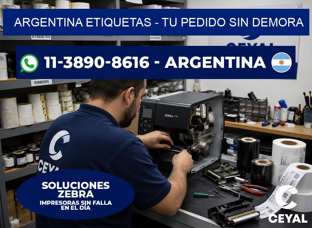 ARGENTINA ETIQUETAS - Tu pedido sin demora