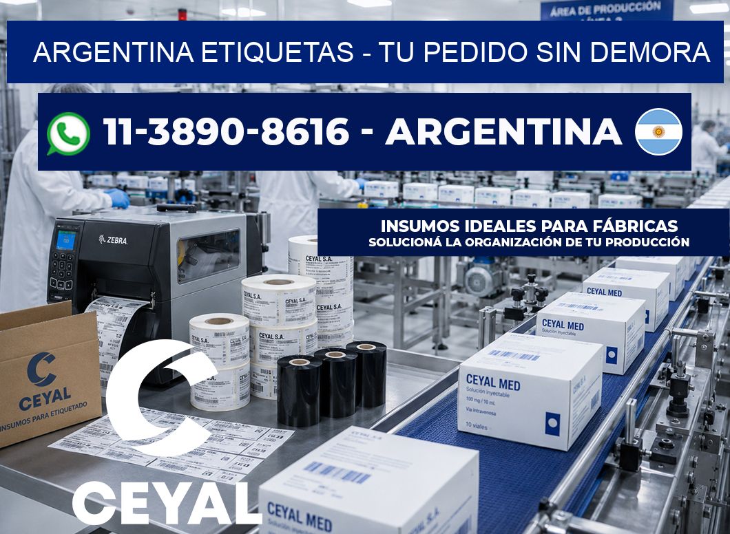 ARGENTINA ETIQUETAS – Tu pedido sin demora
