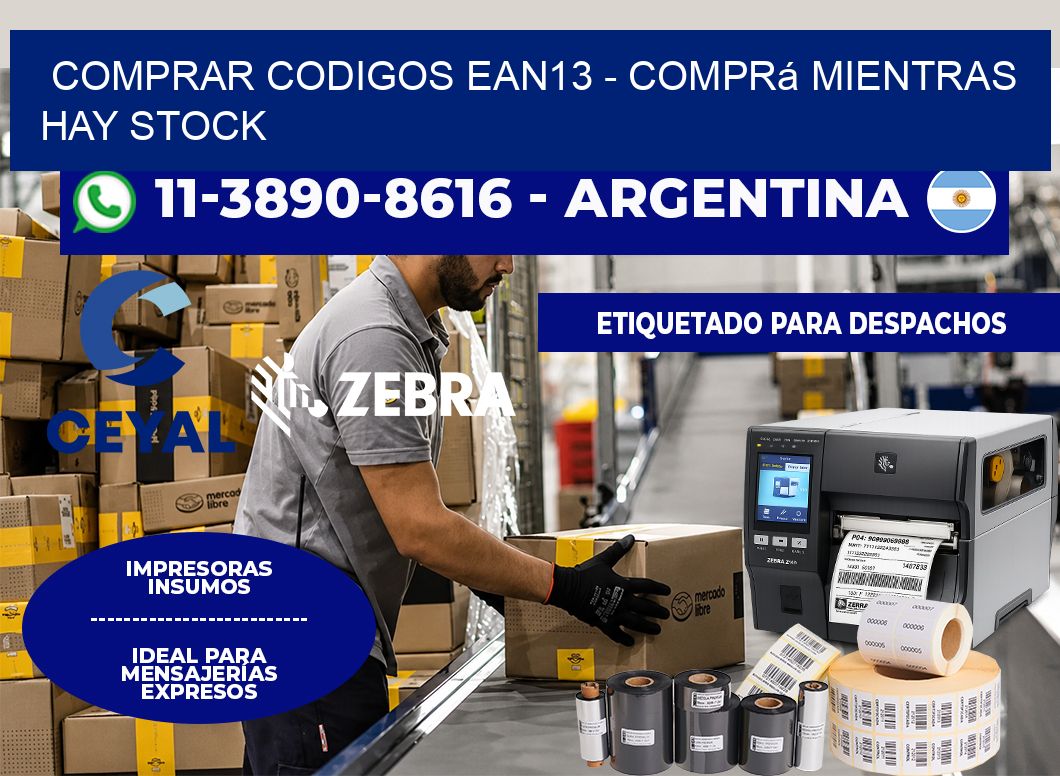 COMPRAR CODIGOS EAN13 - Comprá mientras hay stock