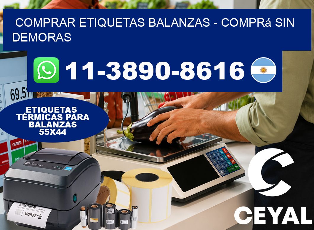 COMPRAR ETIQUETAS BALANZAS – Comprá sin demoras