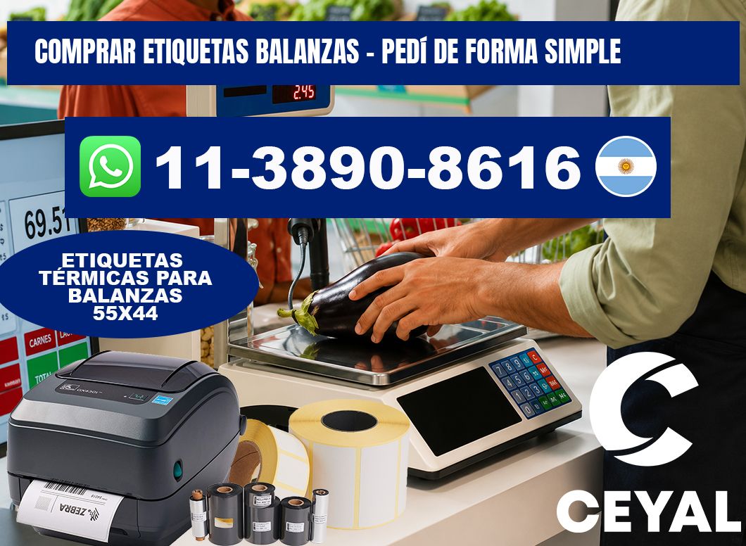 COMPRAR ETIQUETAS BALANZAS - Pedí de forma simple