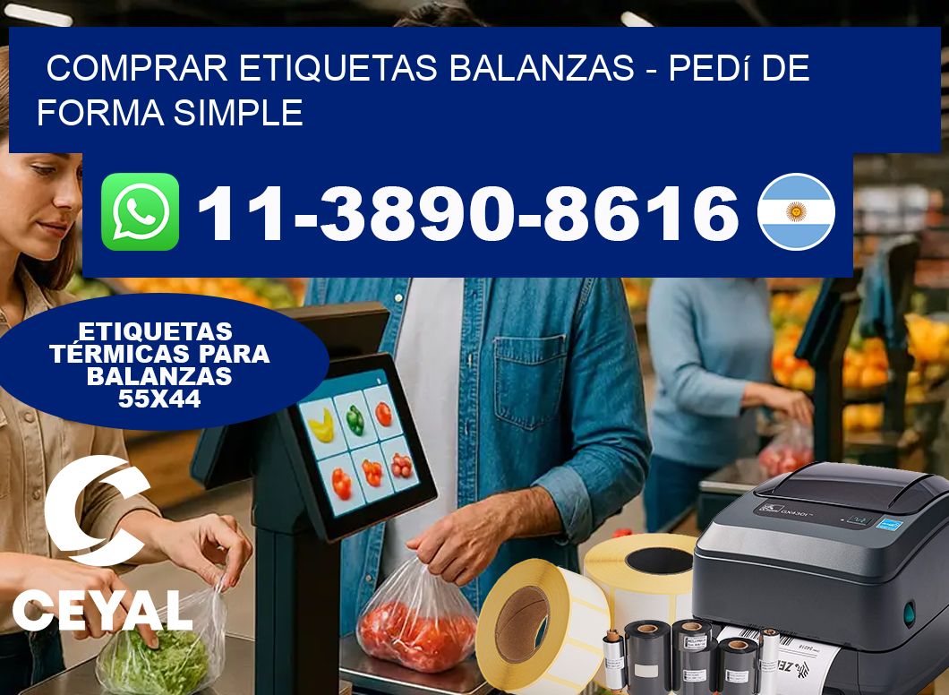 COMPRAR ETIQUETAS BALANZAS - Pedí de forma simple