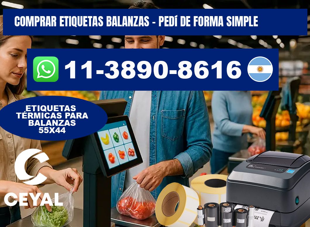COMPRAR ETIQUETAS BALANZAS - Pedí de forma simple