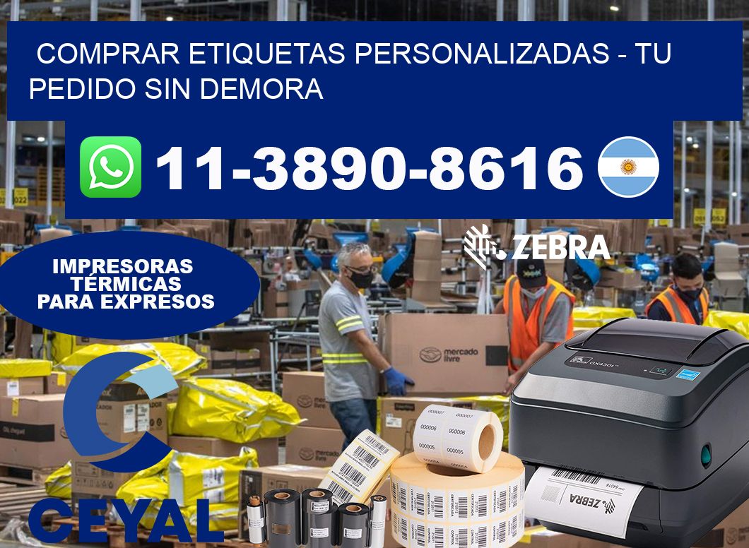COMPRAR ETIQUETAS PERSONALIZADAS - Tu pedido sin demora