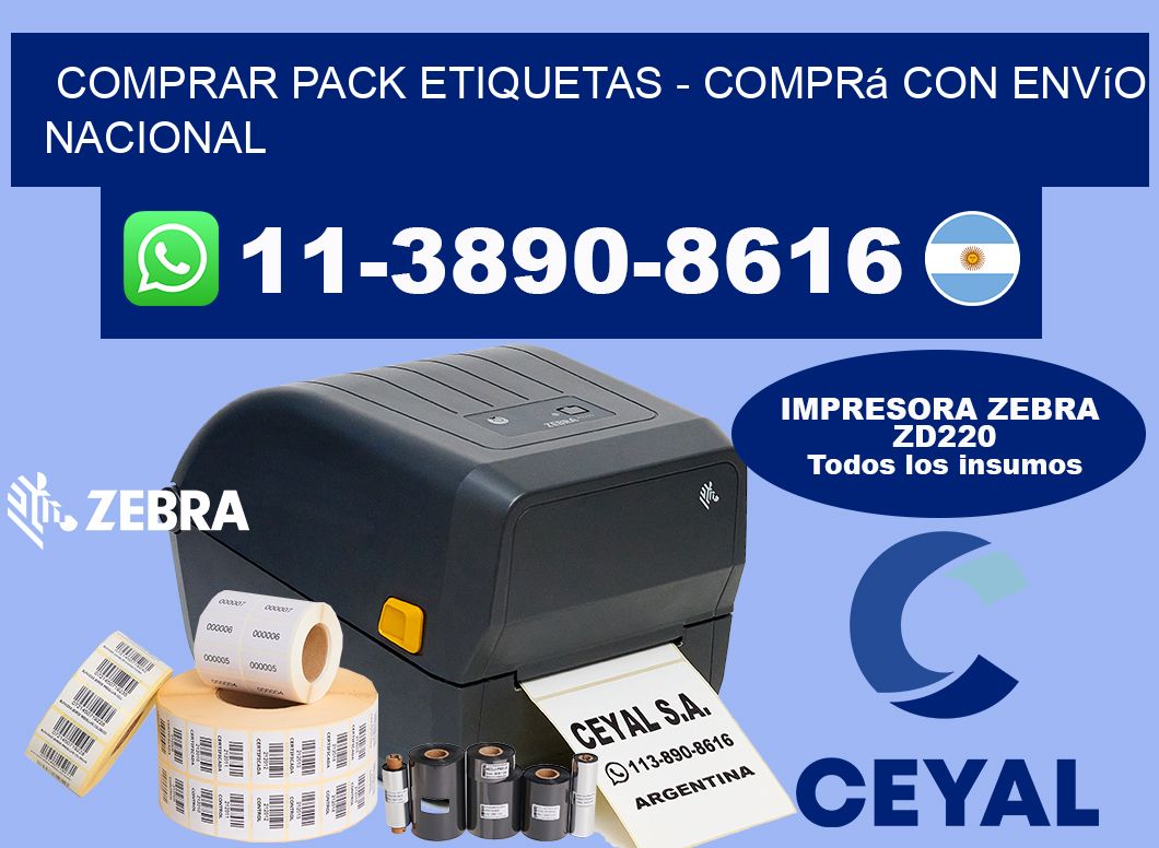 COMPRAR PACK ETIQUETAS - Comprá con envío nacional