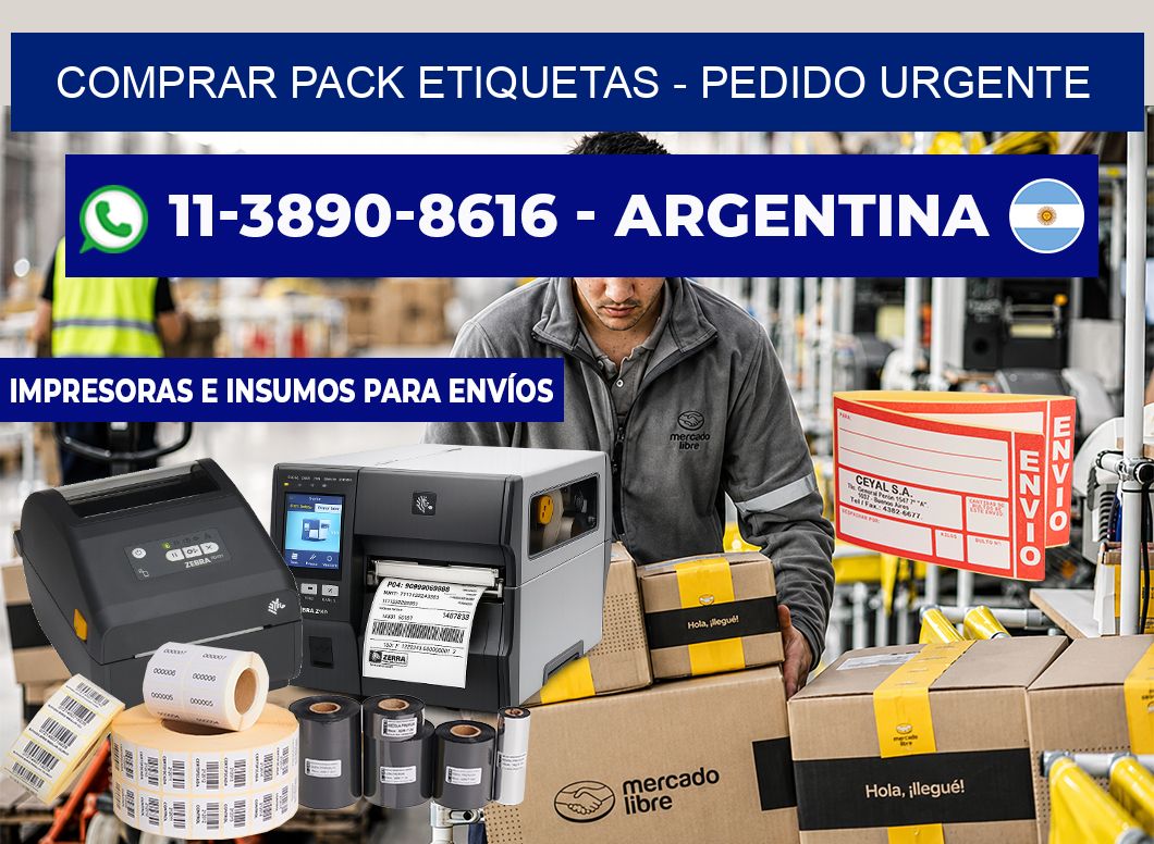 COMPRAR PACK ETIQUETAS - Pedido urgente