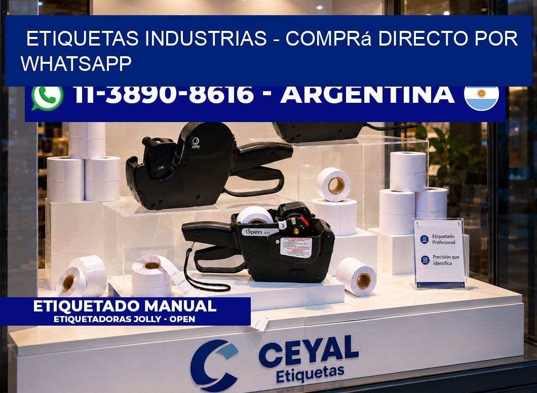 ETIQUETAS INDUSTRIAS - Comprá directo por WhatsApp