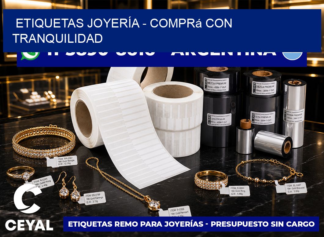 ETIQUETAS JOYERÍA – Comprá con tranquilidad