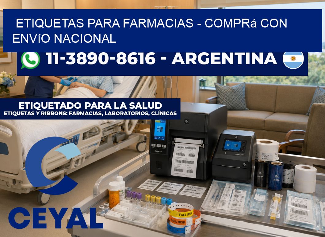 ETIQUETAS PARA FARMACIAS – Comprá con envío nacional