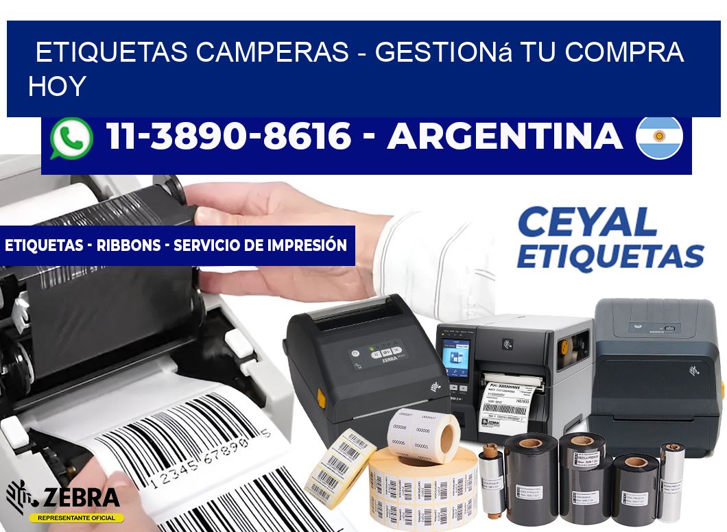 Etiquetas Camperas - Gestioná tu compra hoy
