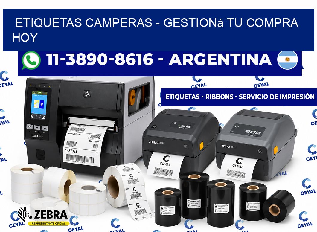 Etiquetas Camperas - Gestioná tu compra hoy