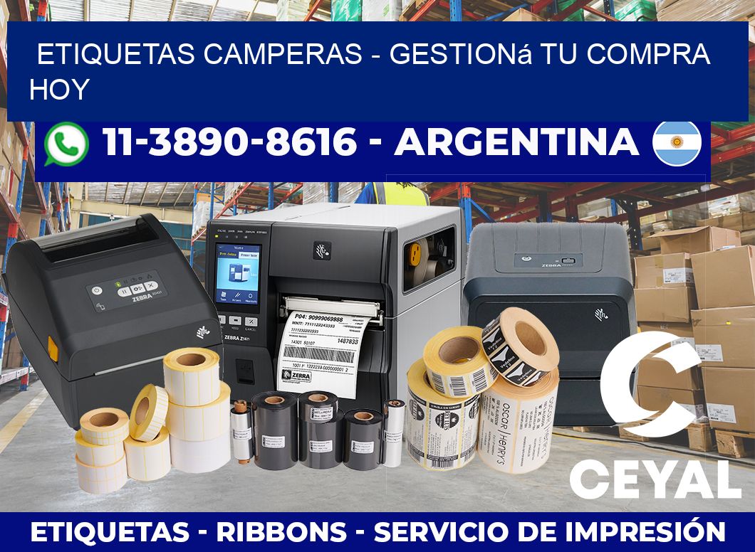 Etiquetas Camperas – Gestioná tu compra hoy