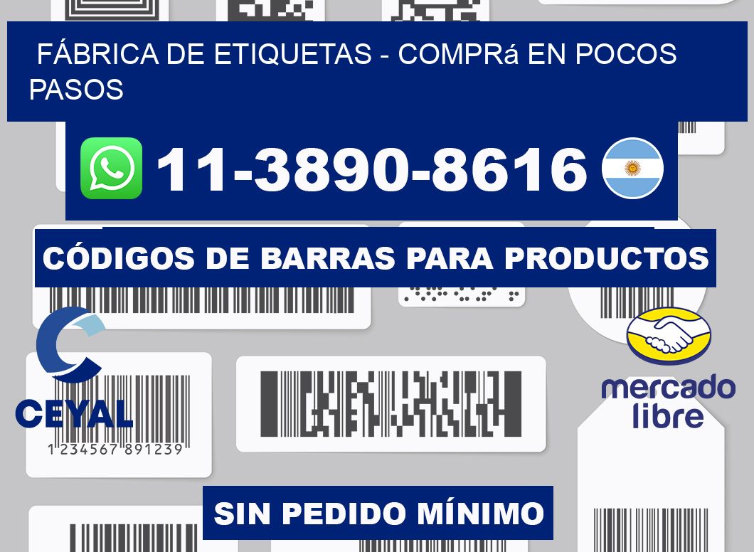 FÁBRICA DE ETIQUETAS - Comprá en pocos pasos
