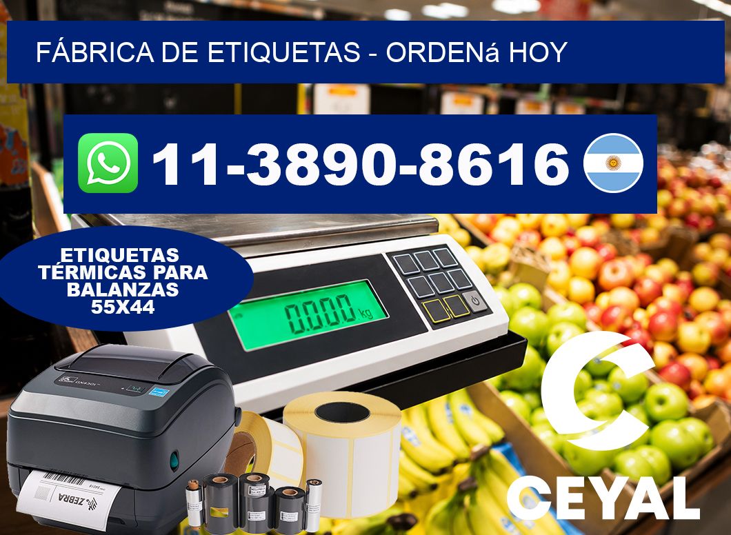 FÁBRICA DE ETIQUETAS - Ordená hoy