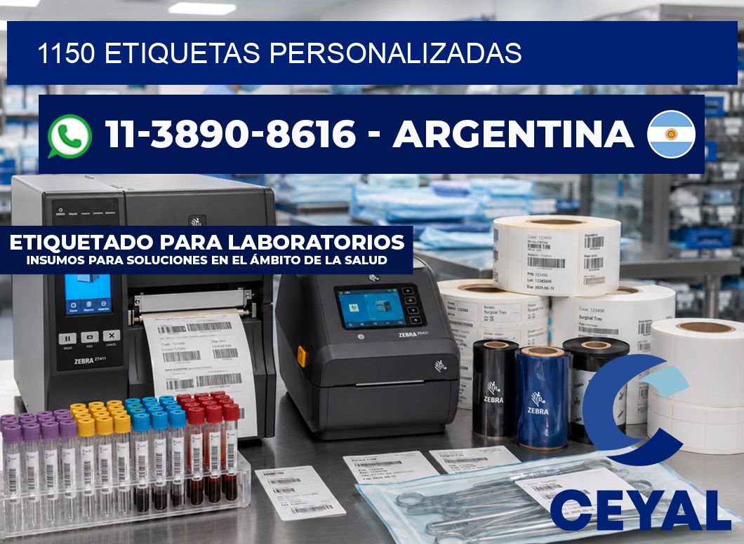 1150 ETIQUETAS PERSONALIZADAS