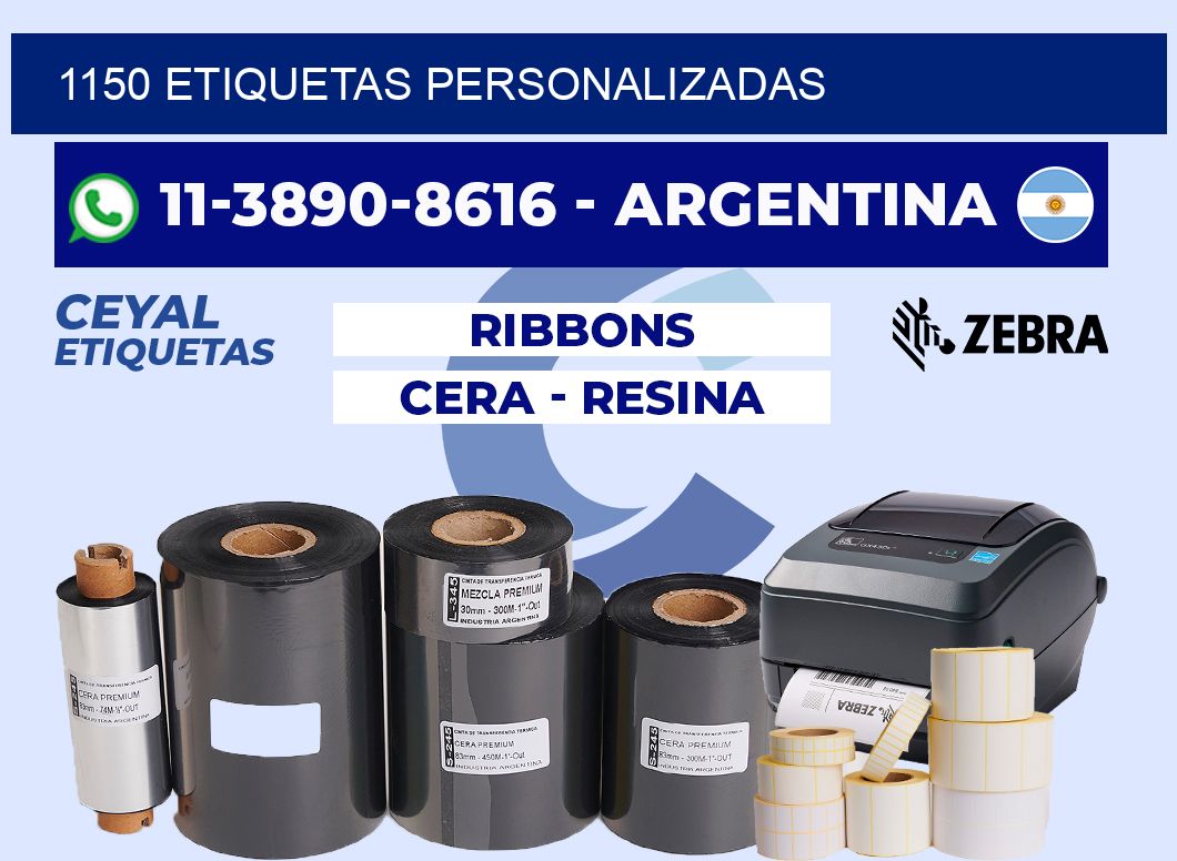 1150 ETIQUETAS PERSONALIZADAS