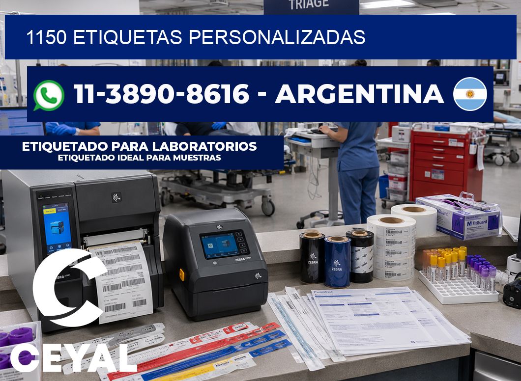1150 ETIQUETAS PERSONALIZADAS