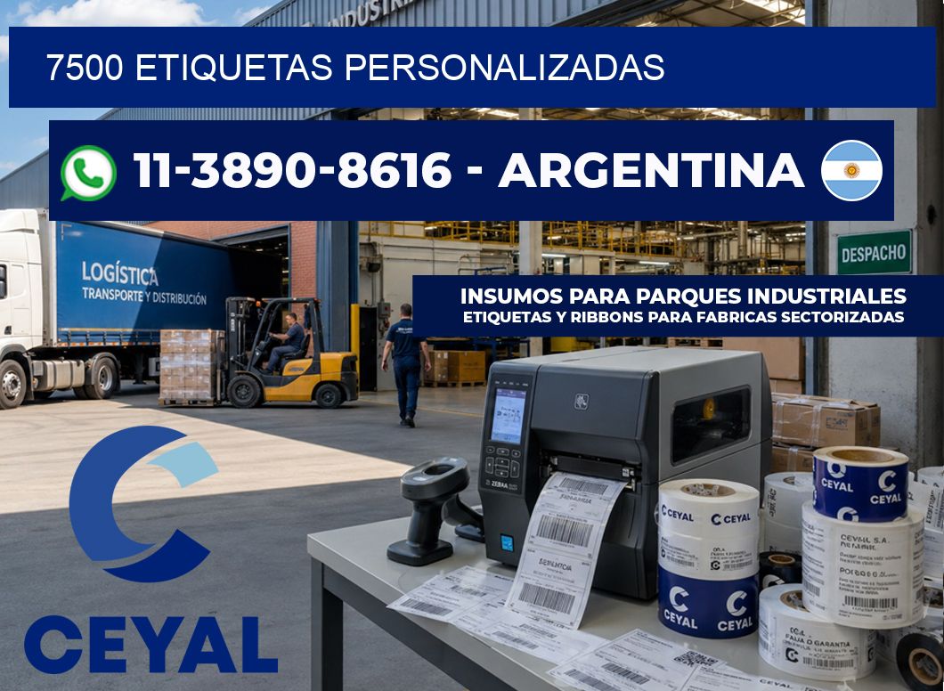 7500 ETIQUETAS PERSONALIZADAS