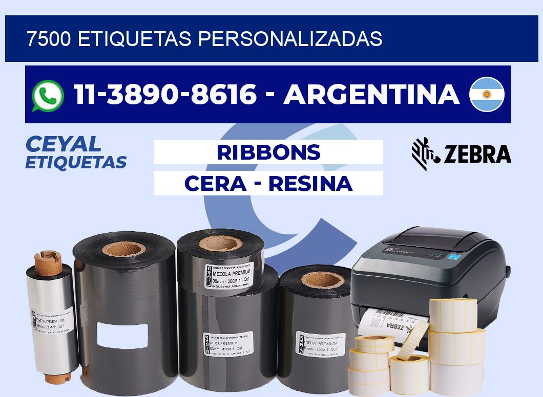 7500 ETIQUETAS PERSONALIZADAS