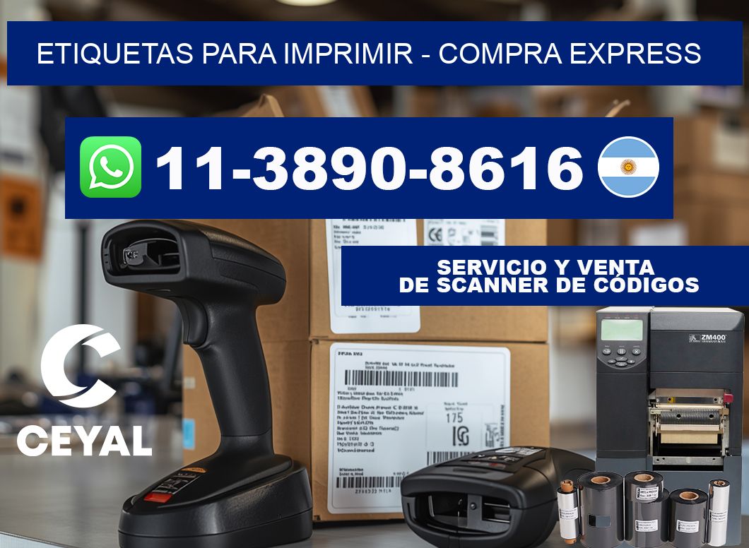 ETIQUETAS PARA IMPRIMIR - Compra express